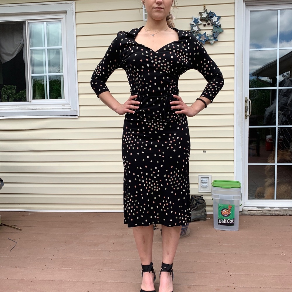 Diamond Patterned Dress